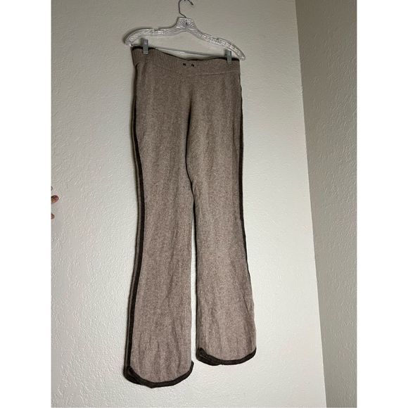 Athleta Pants - Athleta Brown Cashmere Blend Athleisure High Rise Pull On Pants size M